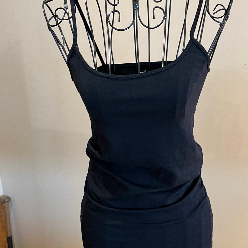 Sugarlips Black Spaghetti Strap Dress